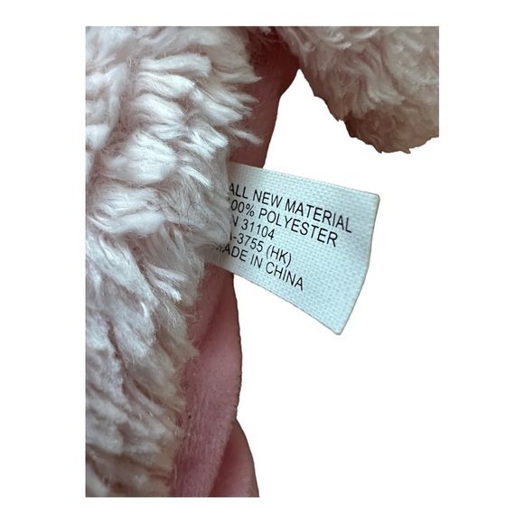 Elephant BELk Pink Fleece Baby Girl Security Blanket Lovey 20” - Picture 3 of 3